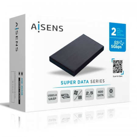 Caja externa disco duro 2.5 AISENS ASE-2530B
