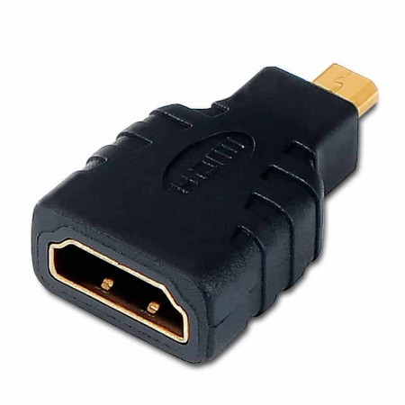 Adaptador Micro HDMI Macho - HDMI Hembra RECTO