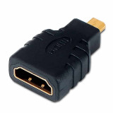 Adaptador Micro HDMI Macho - HDMI Hembra RECTO