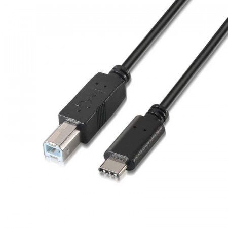 Cable USB-C Macho - USB-B Macho 2 metros v.2.0