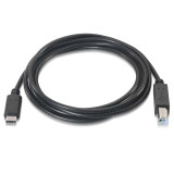 Cable USB-C Macho - USB-B Macho 2 metros v.2.0