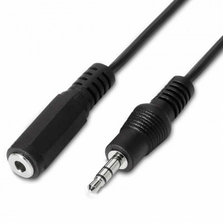 Cable Jack 3.5 Macho a Jack 3.5 Hembra de 1,5 m.