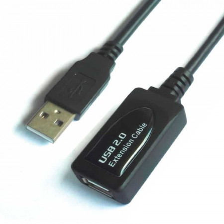 Cable USB A Macho a USB A Hembra Activo 10 metros