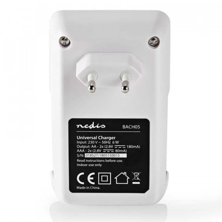 Cargador de baterías NI-MH para 2-4 AA/AAA