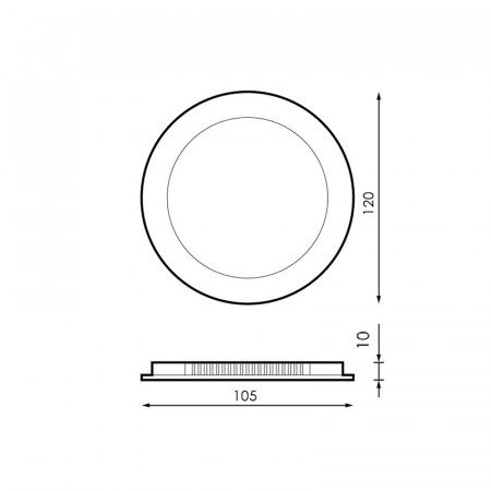 DOWNLIGHT 220V - 6W 6000K B.FRIO