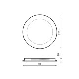 DOWNLIGHT 220V - 6W 6000K B.FRIO