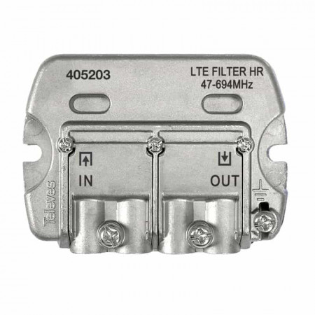 Filtro LTE 5G de exterior TELEVES 405203