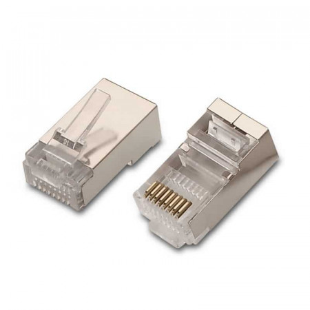 Conector RJ-45 FTP CAT6 blindado