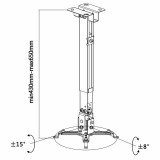 Soporte videoproyector AISENS CWP01TSE-049