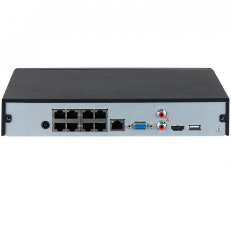 Videograbador IP 8 CH.  POE  DAHUA NVR2108HS-8P-I