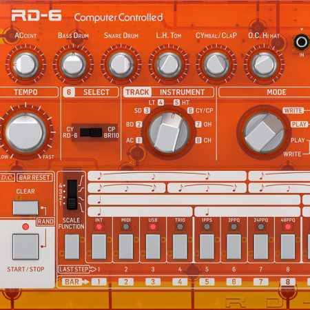 BEHRINGER RD-6-TG color Naranja transparente