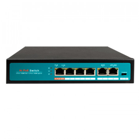 Switch Hi POE 6 puertos