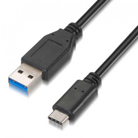 Cable USB-A macho a USB-C macho V3.1 10Gbps, 1 m