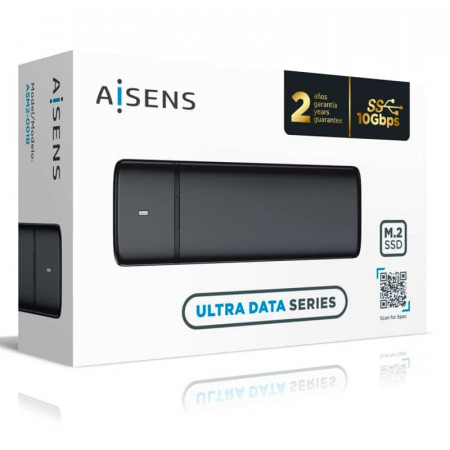 Caja externa Disco Duro SSD AISENS ASM2-001B