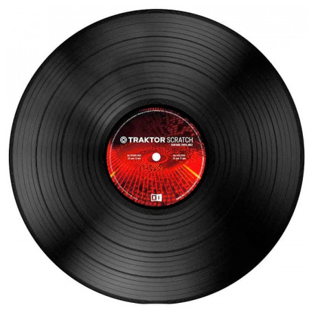 TRAKTOR SCRATCH CONTROL VINYL MK2 NEGRO