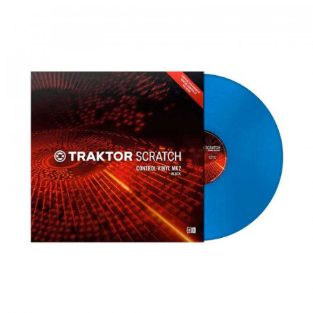 TRAKTOR SCRATCH CONTROL VINYL MK2 BLUE