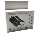 Alimentador 220V. - 3/4.5/5/6/7.5/9/12V.+USB 30W.