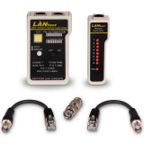 Testeador para cable RJ11/RJ12/RJ45, coaxial