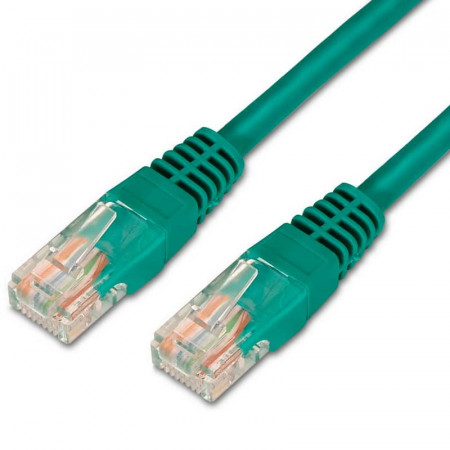 Cable red RJ45 Cat6 UTP Cobre 0.5M. Verde