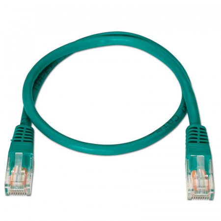 Cable red RJ45 Cat6 UTP Cobre 0.5M. Verde