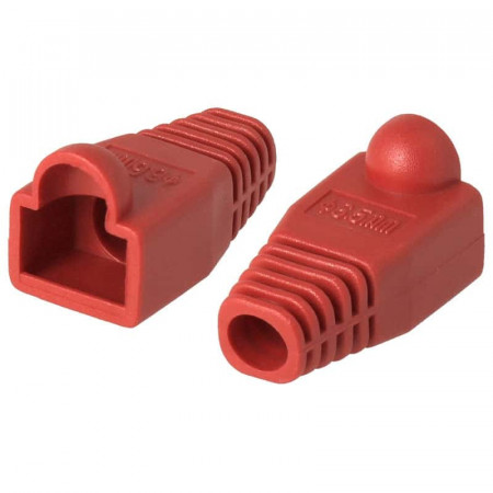 Capuchón ROJO para conector RJ-45/8C8P