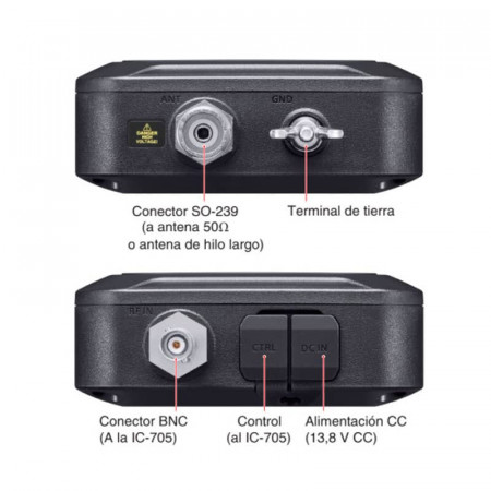 Acoplador de antena para ICOM AH-705