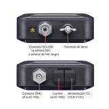 Acoplador de antena para ICOM AH-705
