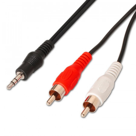 Cable Jack 3.5 Macho a 2 RCA Macho de 1,5 M