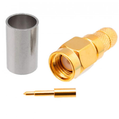Conector SMA Macho crimpar LMR-240