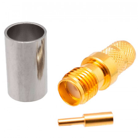 Conector SMA Hembra crimpar LMR-240