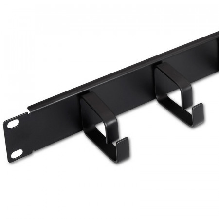 Organizador de cables metálico para rack 19"