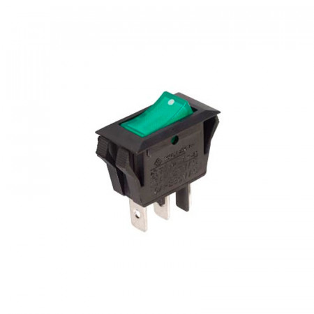VELLEMAN INTERRUPTOR OFF-ON VERDE 10A - 250V