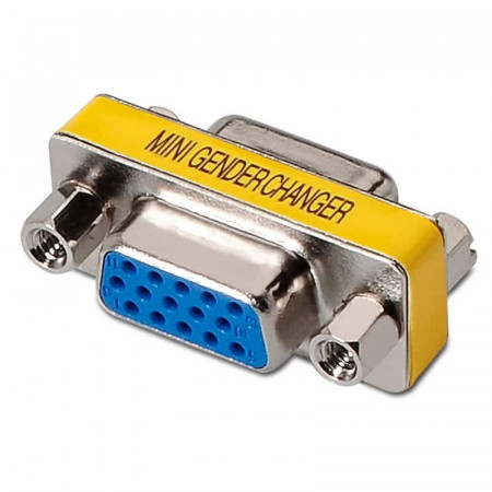 Adaptador SUB-D 15 Hembra a SUB-D15 Hembra