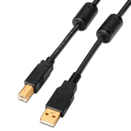 Cable USB A Macho - USB B Macho 5 metros v.2.0