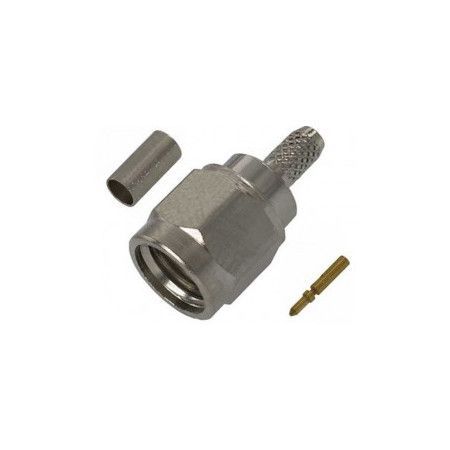 CONECTOR "SMA" Macho crimpar para RG-174