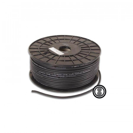 CABLE AUDIO Redondo OFC 2x0,34mm² (Negro)