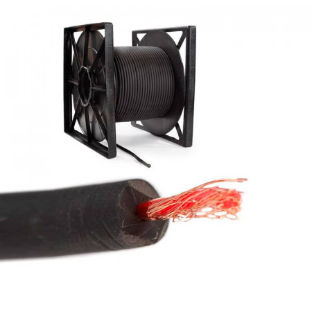 CABLE AUDIO Redondo OFC 1x0,5mm² (Negro)