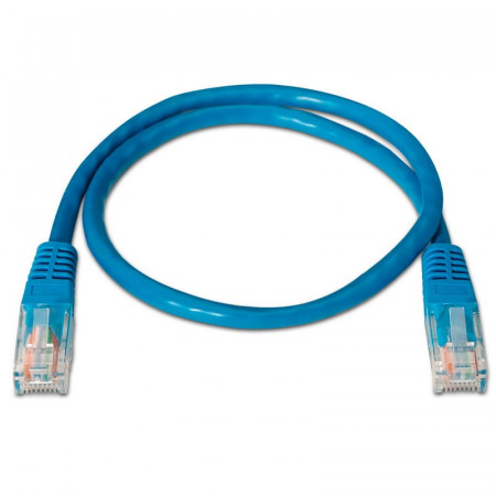 Cable red RJ45 Cat6 UTP Cobre 0.5M. Azul
