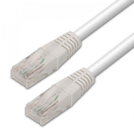Cable red RJ45 Cat6 UTP Cobre 3M. Blanco