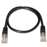 Cable red RJ45 Cat6 UTP Cobre 2M. Negro