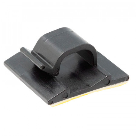 Clip adhesivo de sujeción para cable/tubo de 8mm.