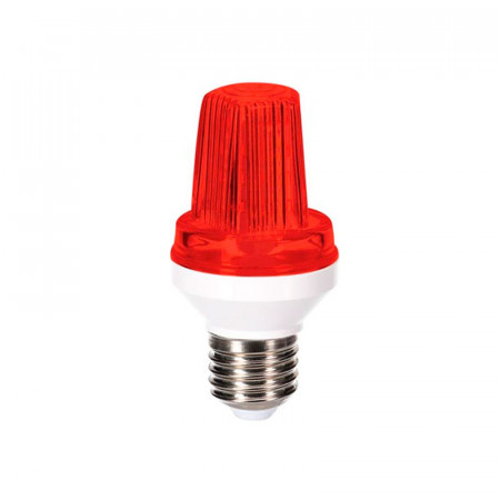 Lámpara estroboscópica LEDS E27 3 W. Roja