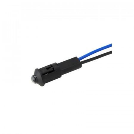 LED 8 mm. Rojo 220v., con cable y soporte
