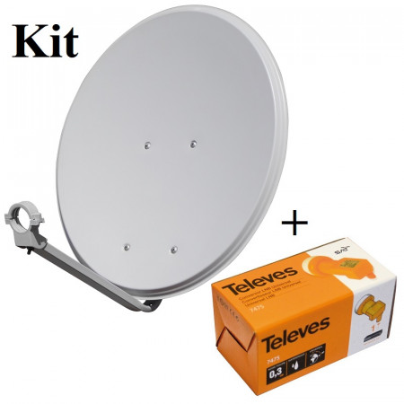 Kit Televes antena 790030 lnb 7475