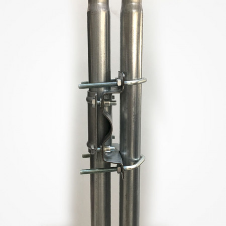 SOPORTE UNION 2 MASTIL EN CRUZ O 2 EN VERTICAL