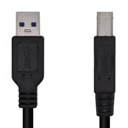 Cable USB A Macho - USB B Macho 3 metros v.3.0