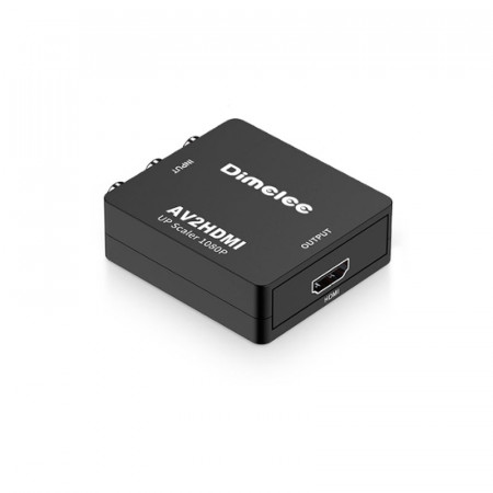 Convertidor VIDEO RCA VIDEO + 2 AUDIO a HDMI
