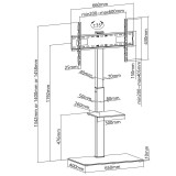 Soporte suelo TV 37"- 70" AISENS FT70S-077