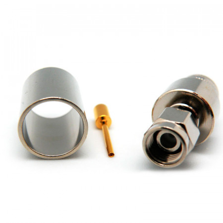 CONECTOR SMA MACHO REVERSE CRIMPAR LMR-400