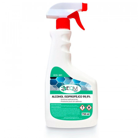 ALCOHOL ISOPROPILICO 750ML 99,9% PUREZA
